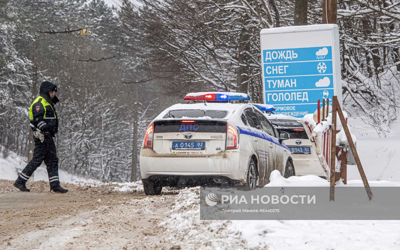 Снег в Крыму