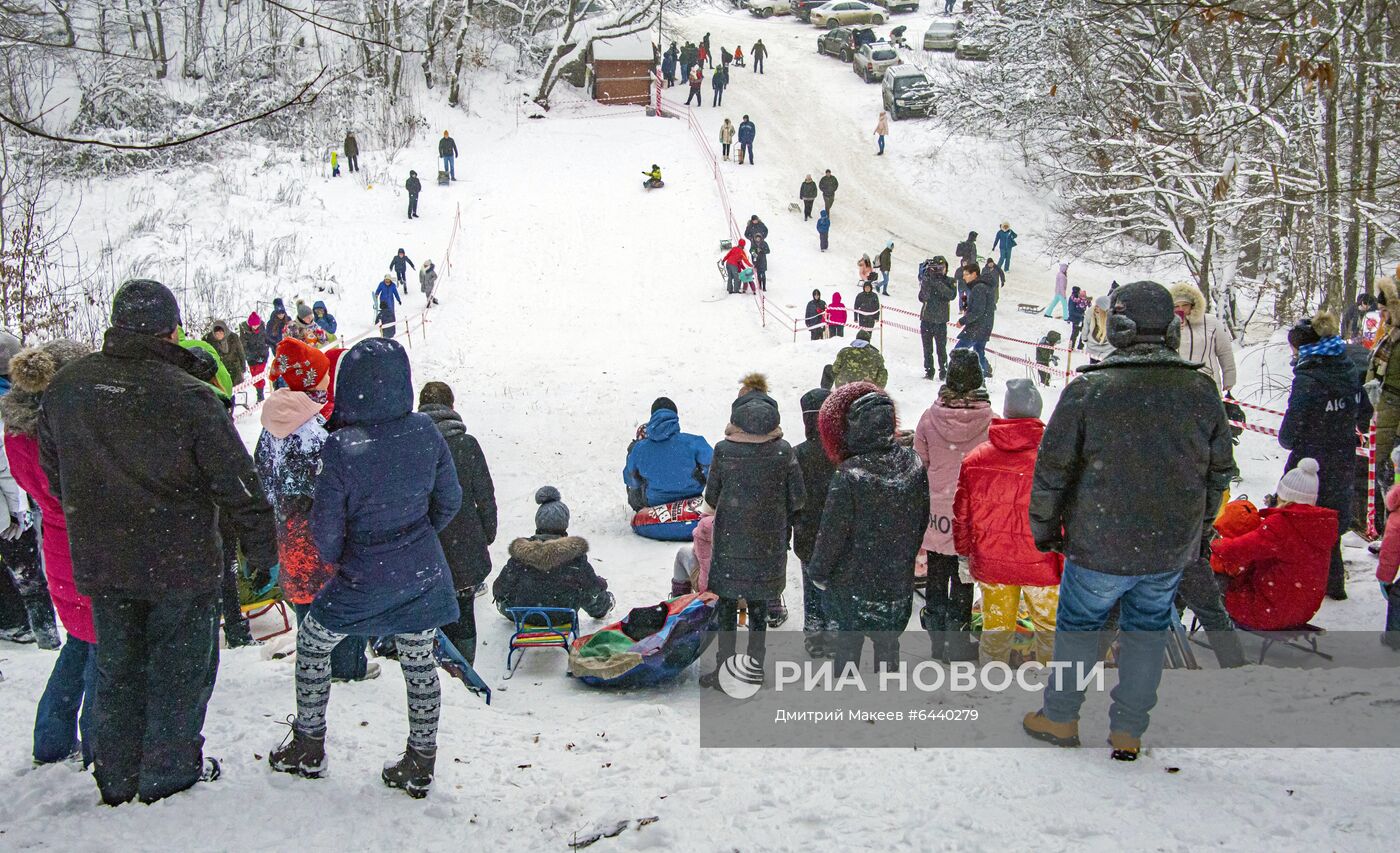 Снег в Крыму