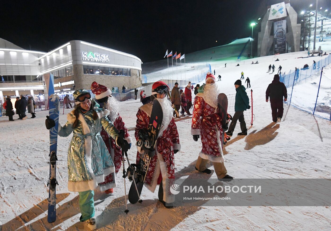 Фанпарк и горнолыжный комплекс "Бобровый лог" в Красноярске