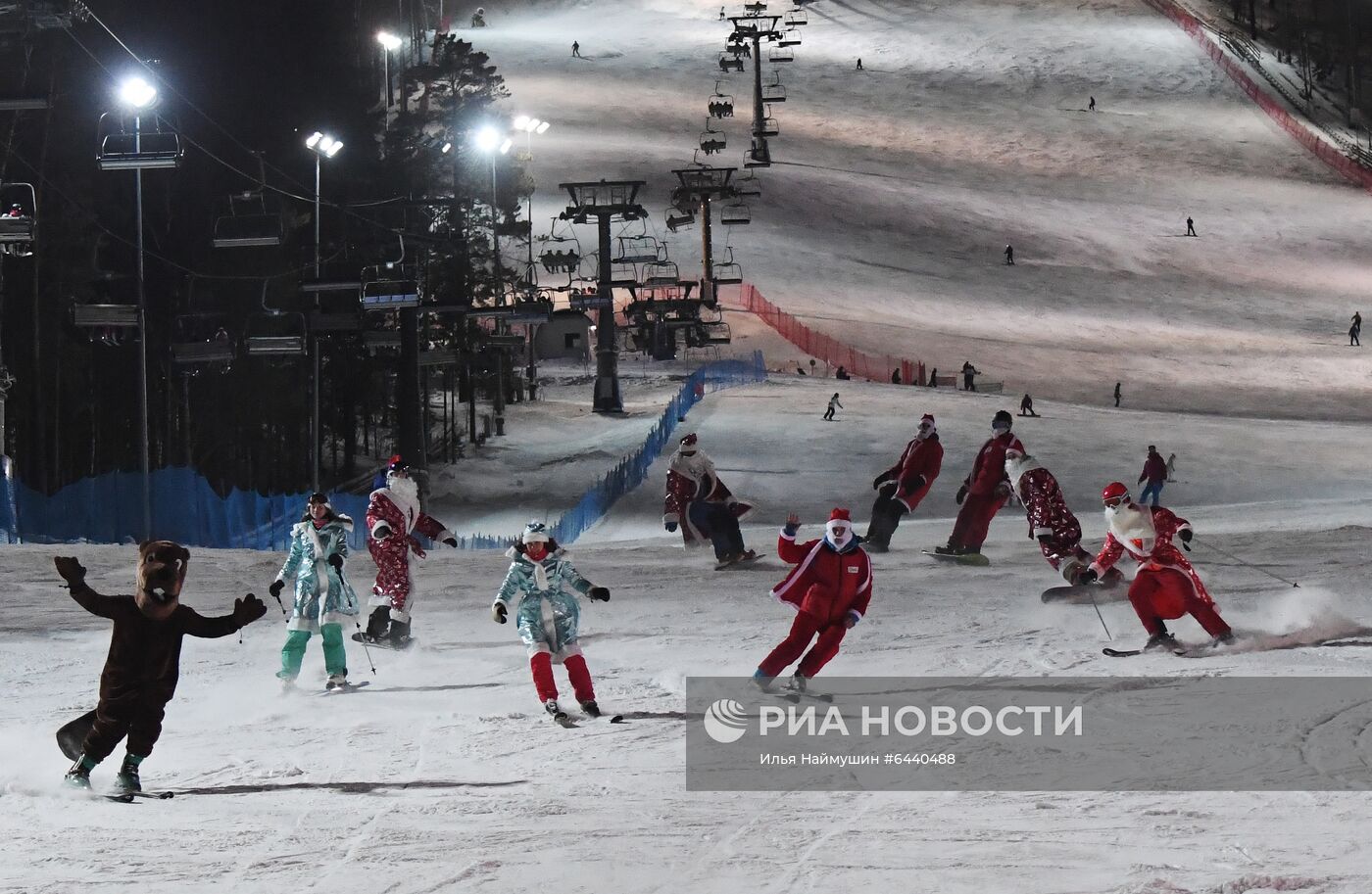 Фанпарк и горнолыжный комплекс "Бобровый лог" в Красноярске