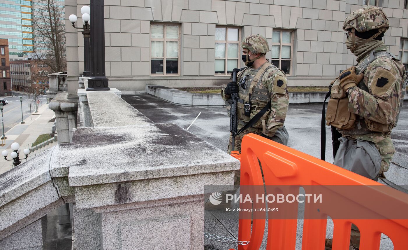 Ситуация в Гаррисберге перед инаугурацией 