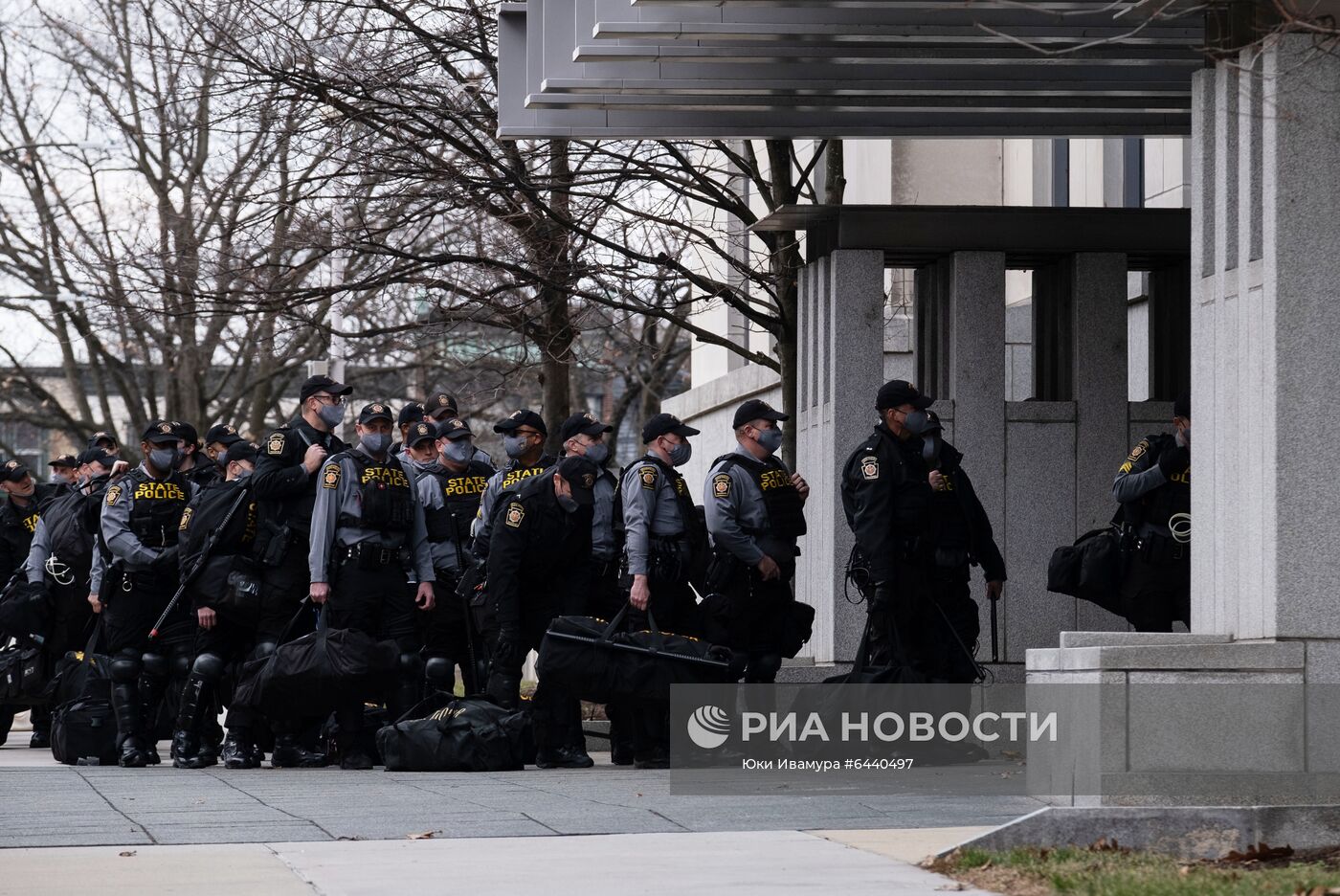 Ситуация в Гаррисберге перед инаугурацией 