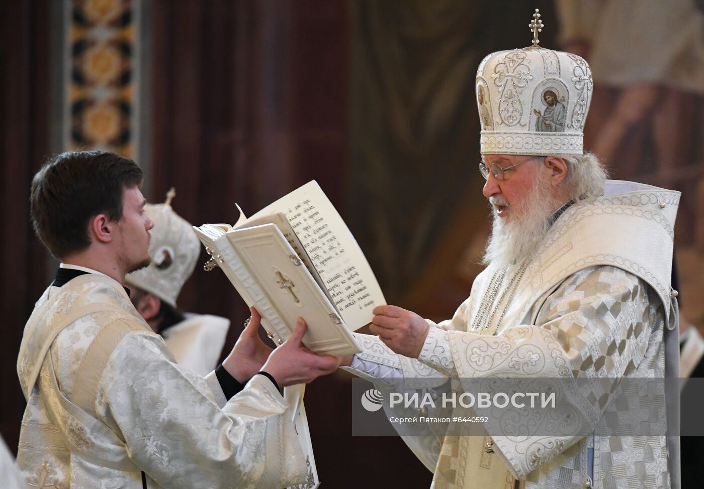 Патриаршее служение в Крещенский сочельник в Храме Христа Спасителя