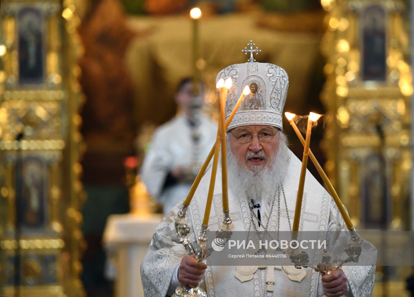 Патриаршее служение в Крещенский сочельник в храме Христа Спасителя