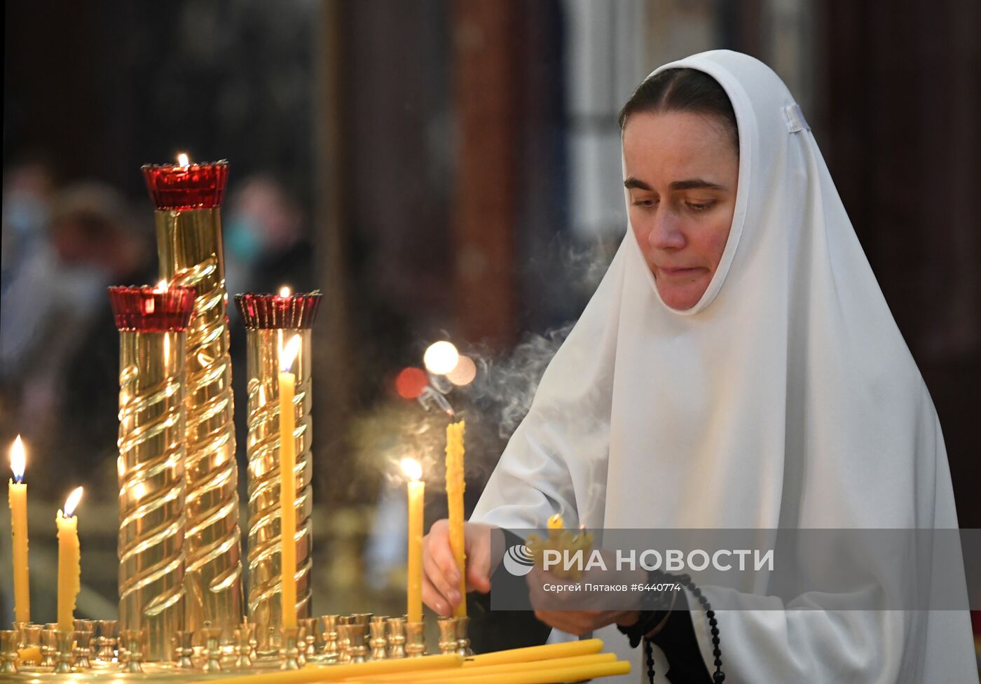 Патриаршее служение в Крещенский сочельник в храме Христа Спасителя