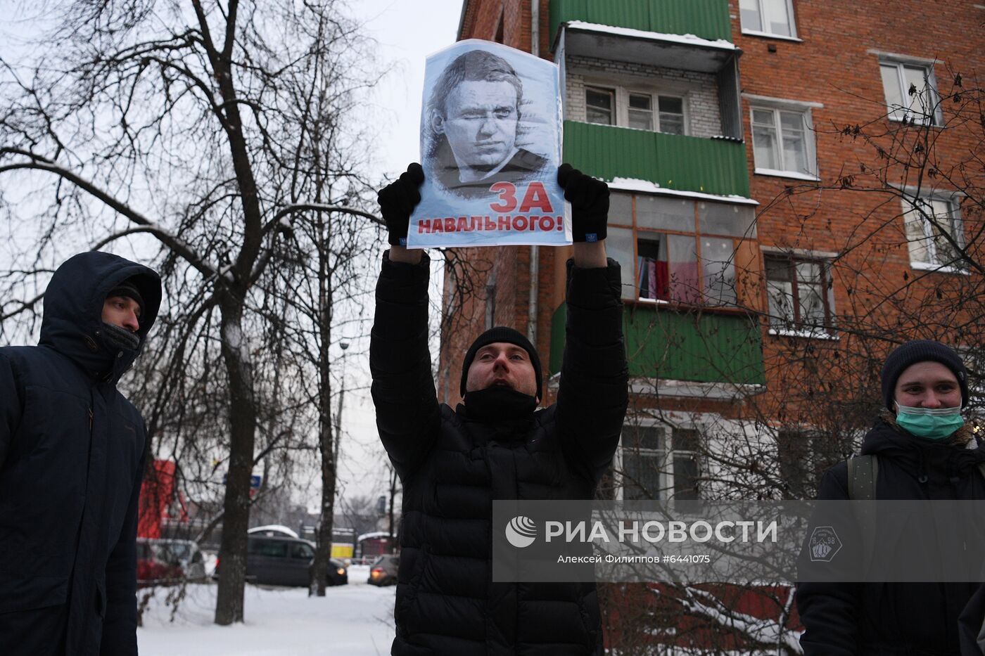 Отдел полиции, где находится задержанный А. Навальный