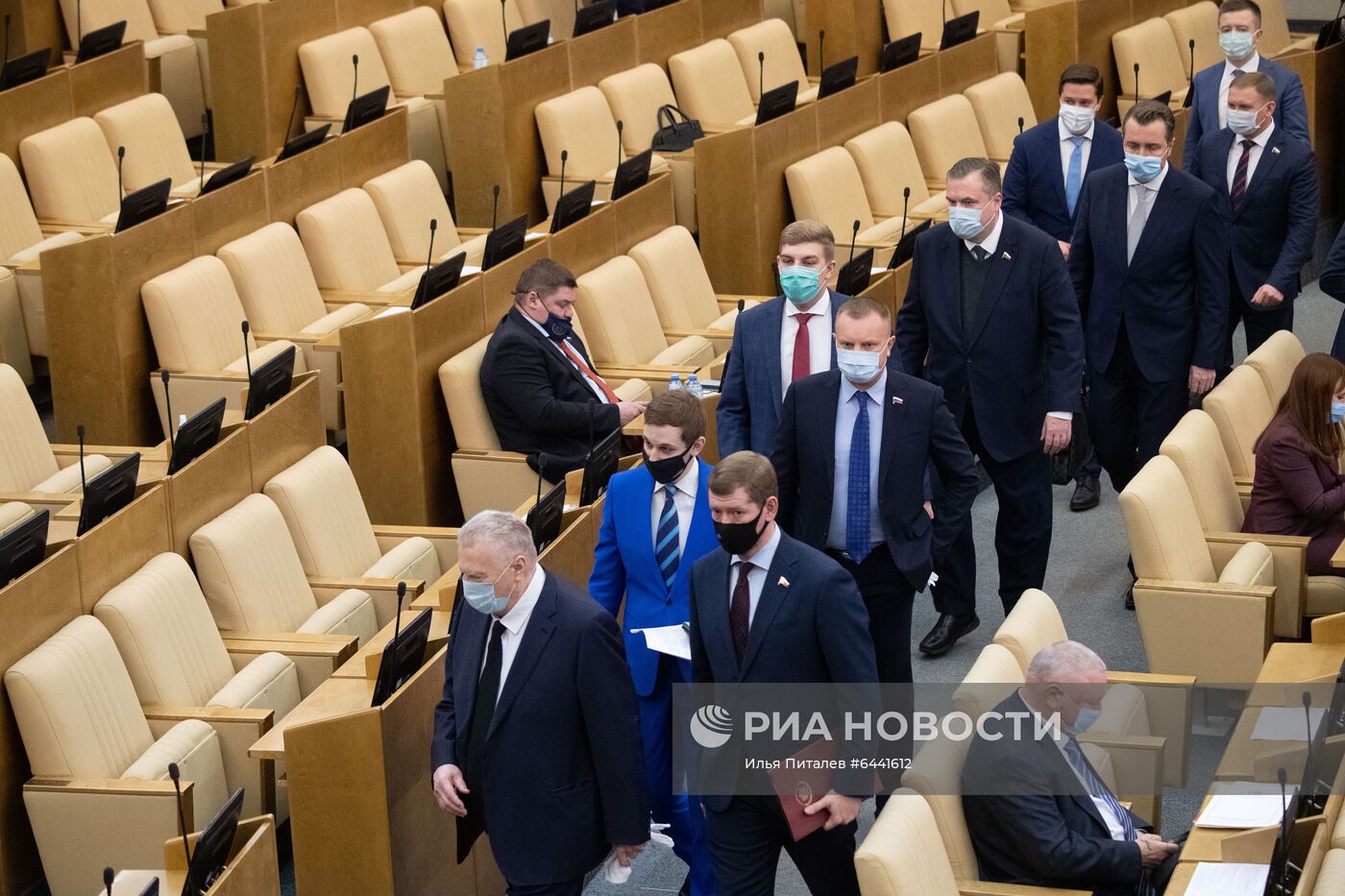 Первое пленарное заседание весенней сессии Госдумы РФ