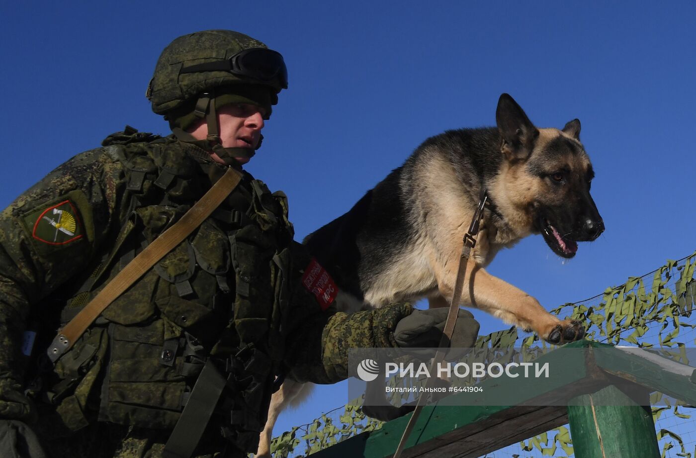 Тактико-специальные занятия инженерно-саперного полка ВВО в Приморье