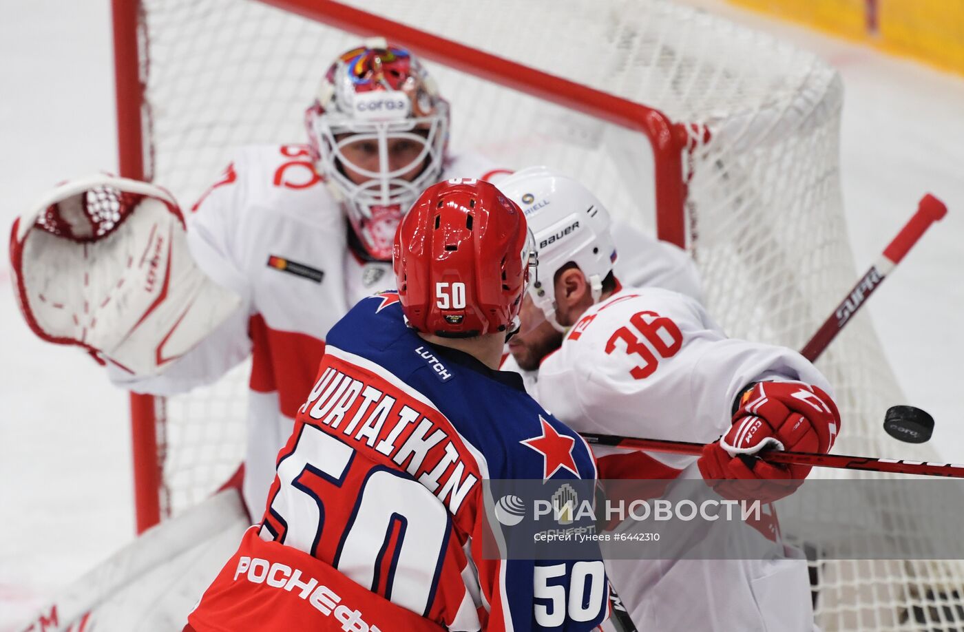 Хоккей. КХЛ. Матч ЦСКА — "Спартак"