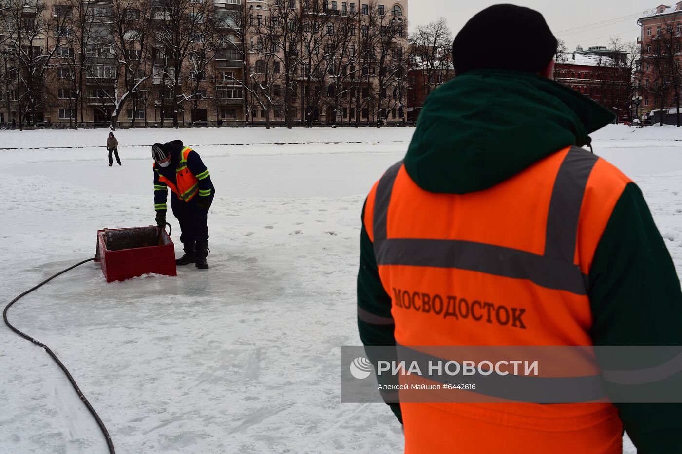 Аэрации Патриаршего пруда