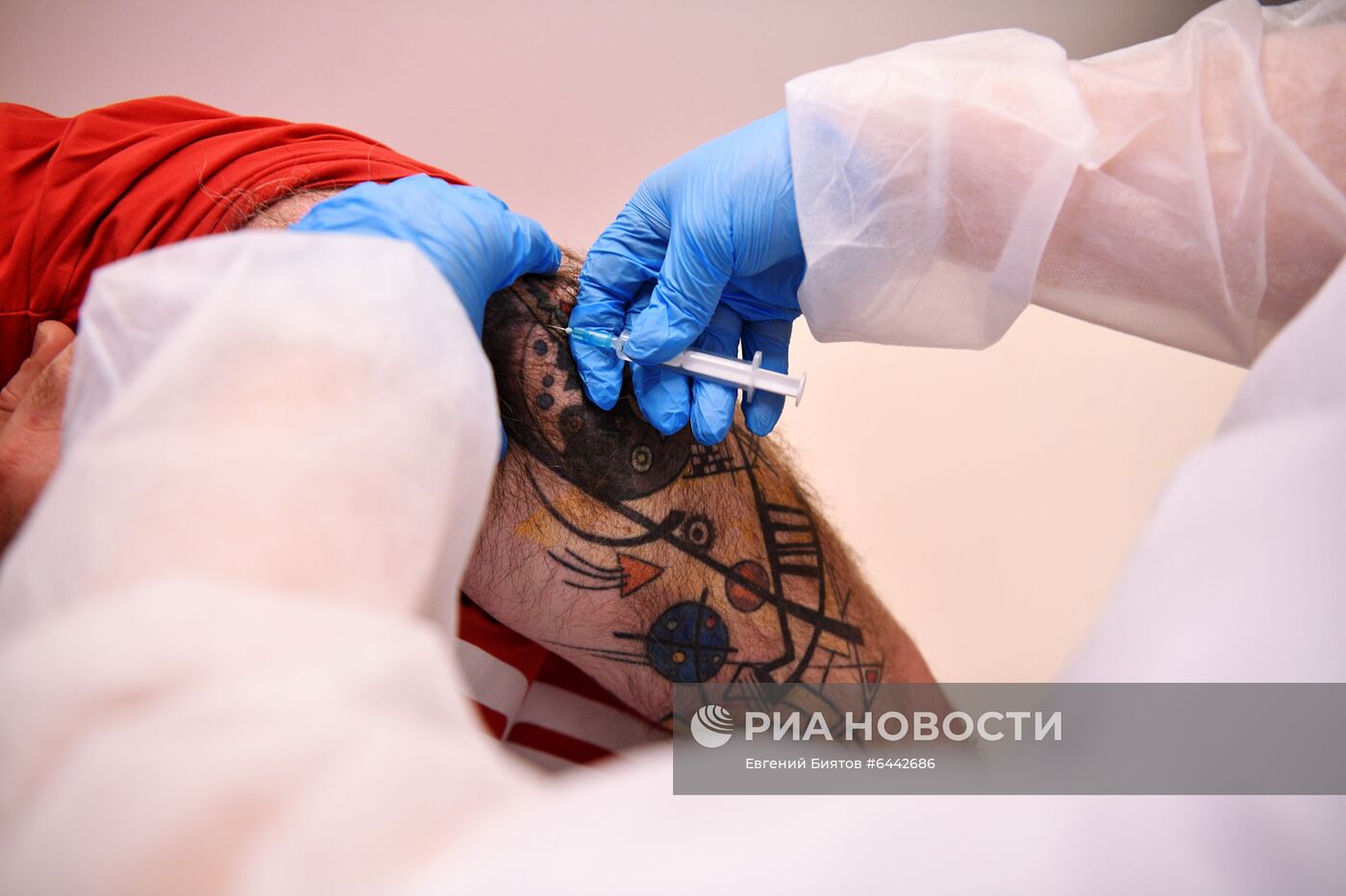 Открытие пункта вакцинации от COVID-19 на территории фудмолла "Депо.Москва"