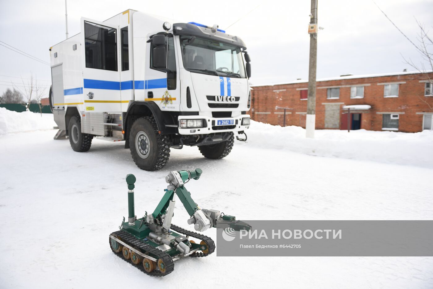 Демонстрация образцов оружия и техники подразделений инженерных войск Росгвардии