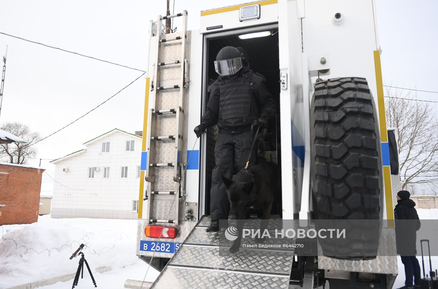 Демонстрация образцов оружия и техники подразделений инженерных войск Росгвардии