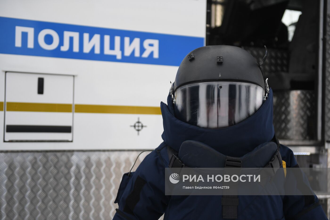 Демонстрация образцов оружия и техники подразделений инженерных войск Росгвардии