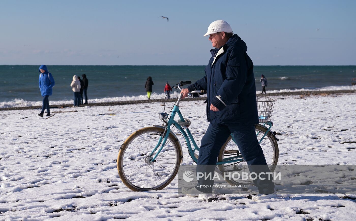 Снегопад в Сочи