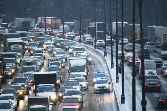 Пробки в Москве