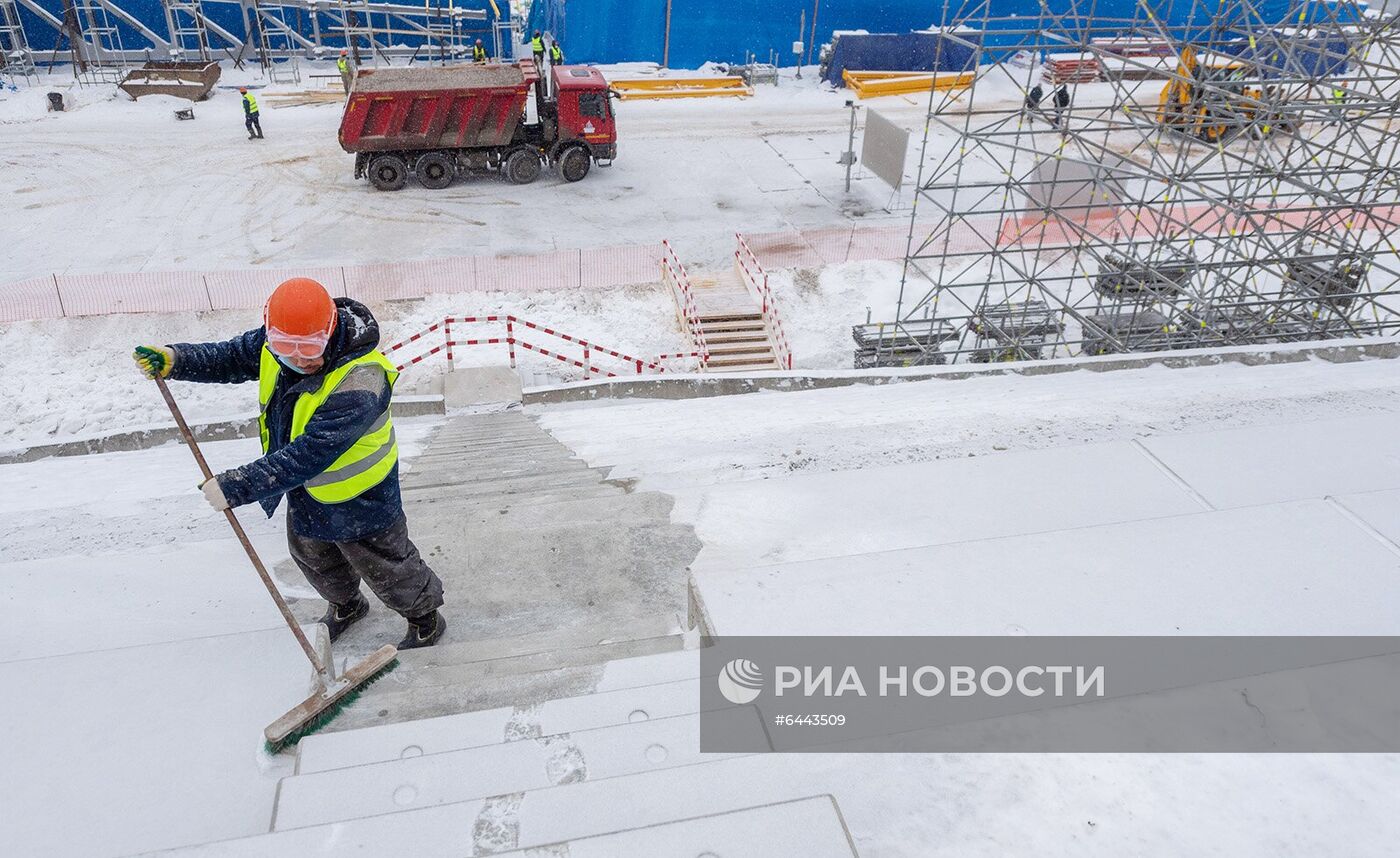 Реконструкция стадиона "Москвич"