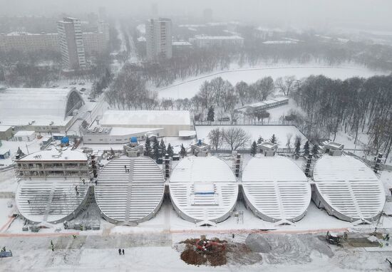 Реконструкция стадиона "Москвич"