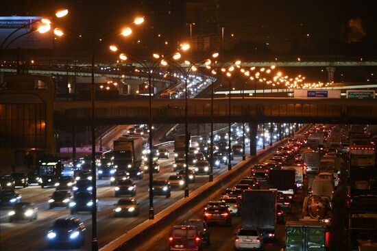 Пробки в Москве