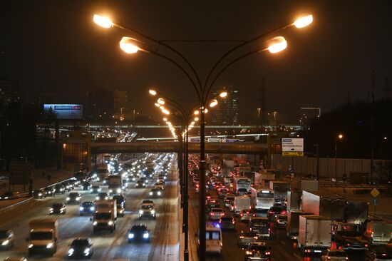 Пробки в Москве