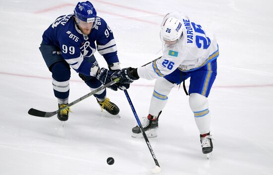 Хоккей. КХЛ. Матч "Динамо" (Москва) - "Барыс"