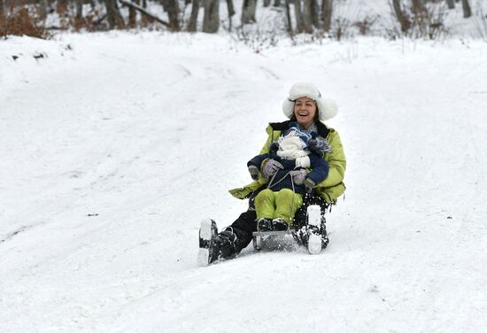 Зимние забавы в Крыму