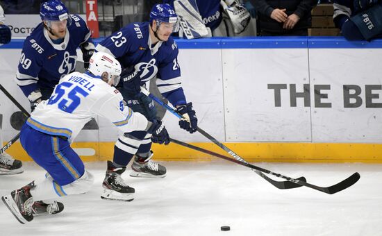 Хоккей. КХЛ. Матч "Динамо" (Москва) - "Барыс"