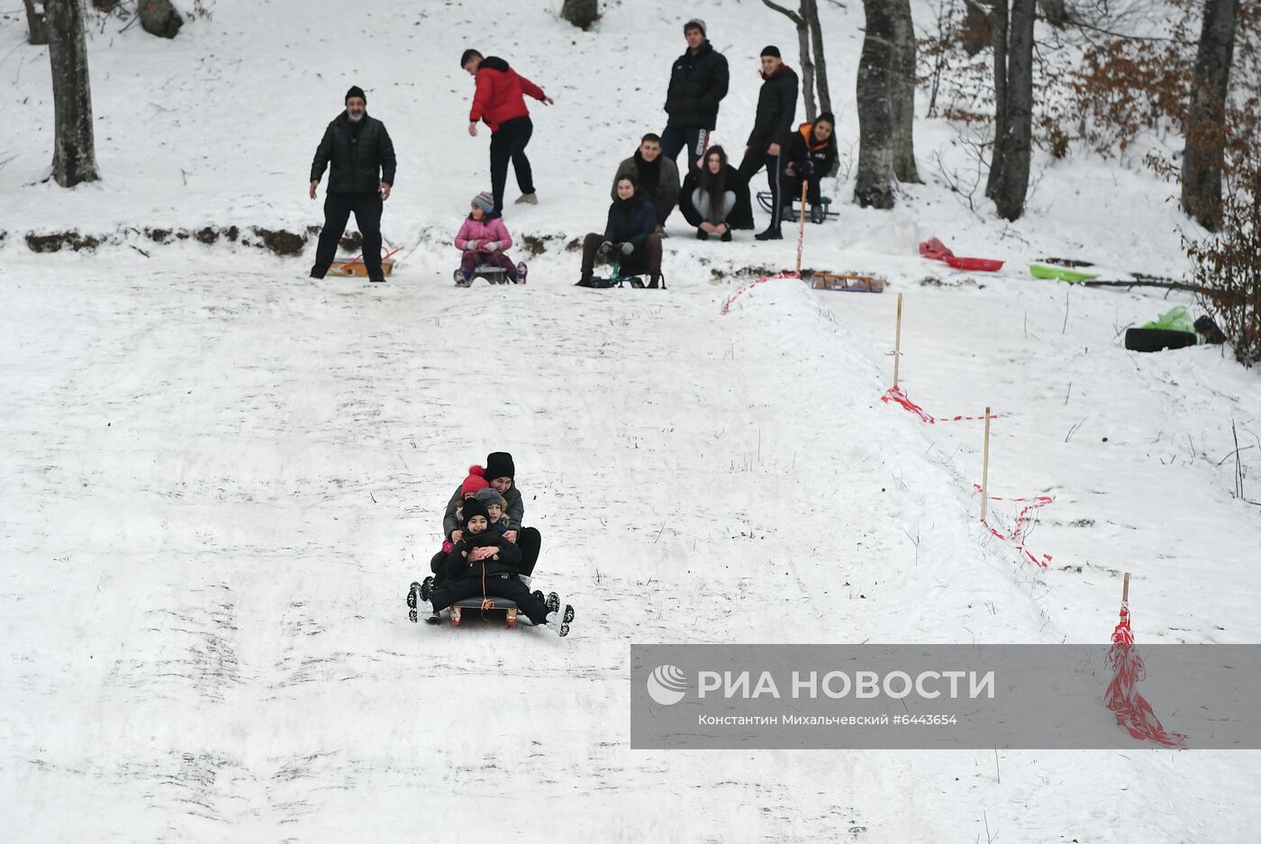 Зимние забавы в Крыму