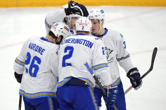 Хоккей. КХЛ. Матч "Динамо" (Москва) - "Барыс"