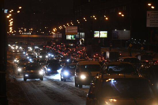 Пробки в Москве