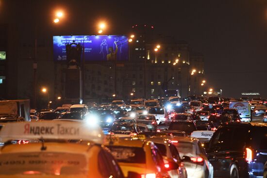 Пробки в Москве