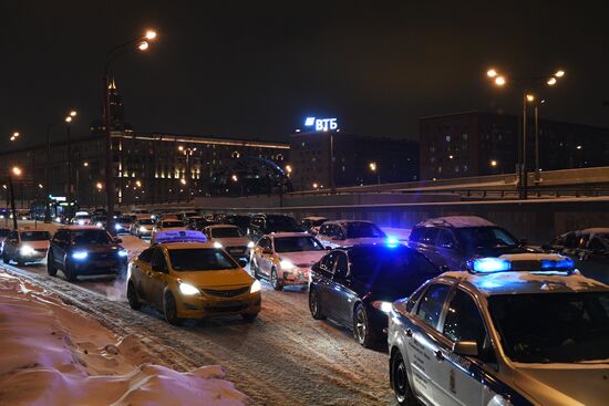 Пробки в Москве