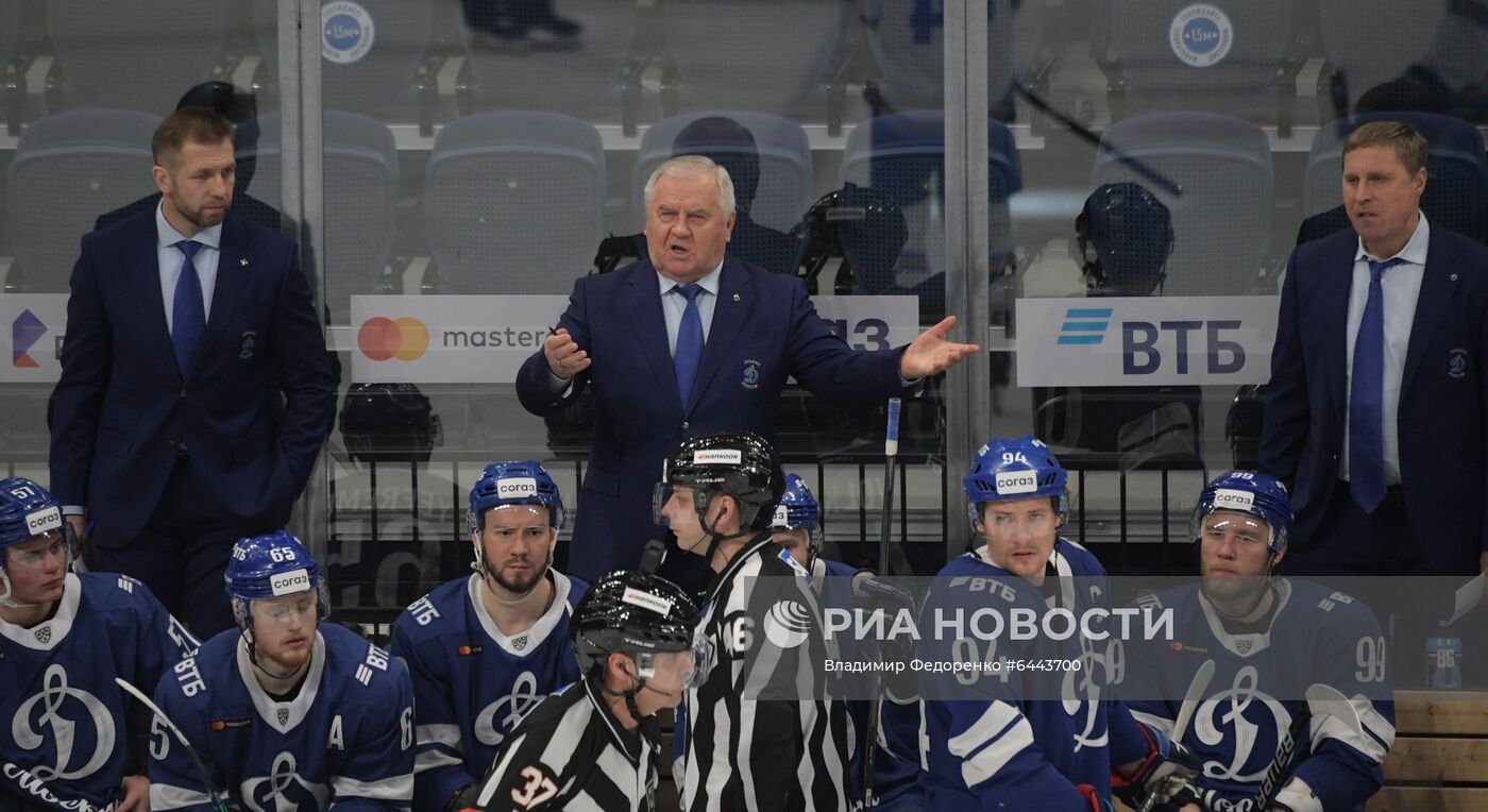 Хоккей. КХЛ. Матч "Динамо" (Москва) - "Барыс"