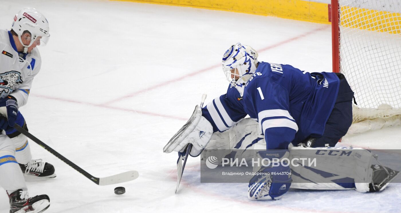 Хоккей. КХЛ. Матч "Динамо" (Москва) - "Барыс"