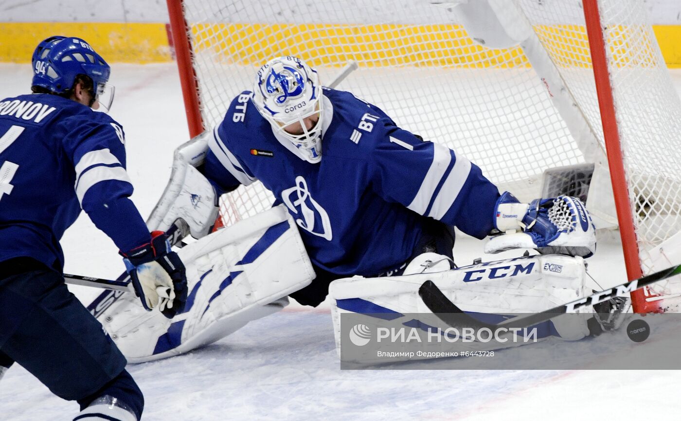 Хоккей. КХЛ. Матч "Динамо" (Москва) - "Барыс"