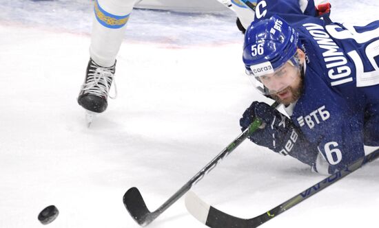 Хоккей. КХЛ. Матч "Динамо" (Москва) - "Барыс"