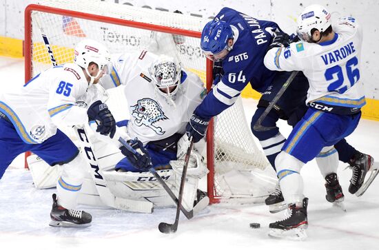 Хоккей. КХЛ. Матч "Динамо" (Москва) - "Барыс"