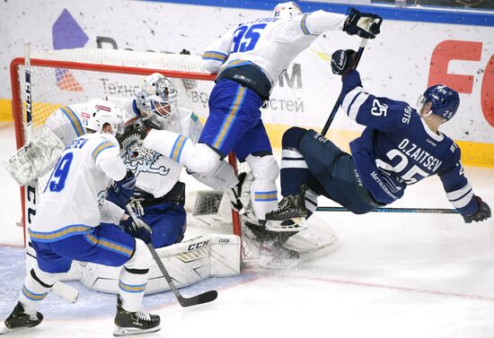 Хоккей. КХЛ. Матч "Динамо" (Москва) - "Барыс"