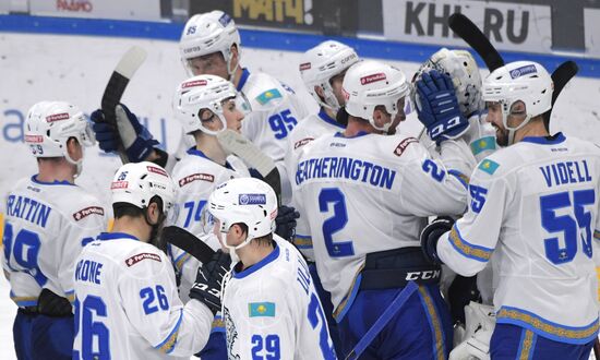 Хоккей. КХЛ. Матч "Динамо" (Москва) - "Барыс"