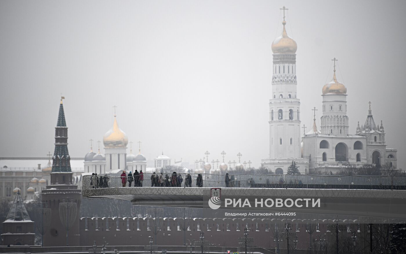 Зима в Москве 