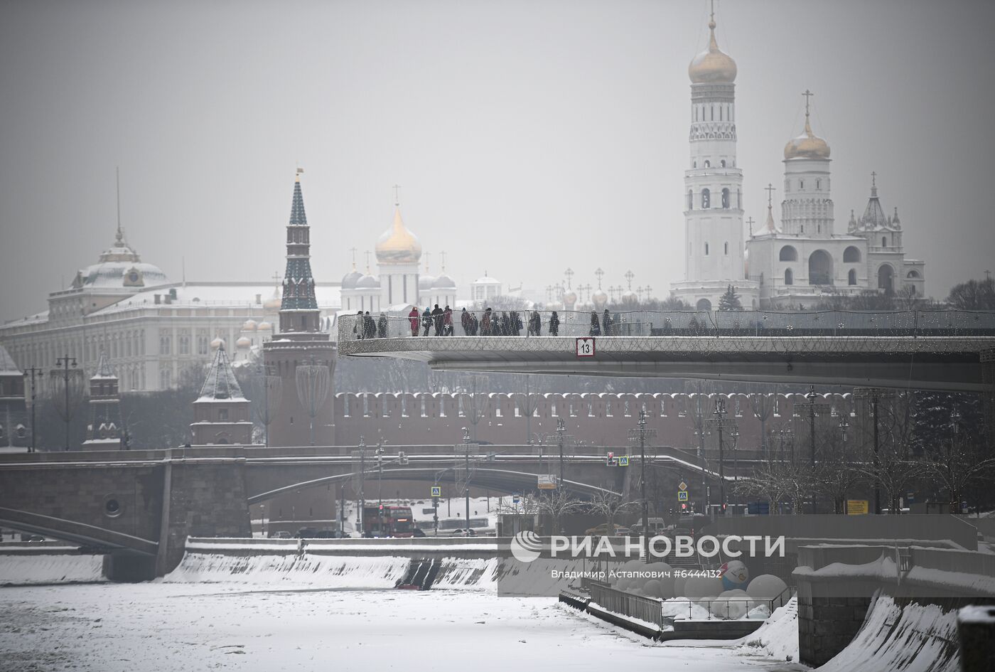 Зима в Москве 