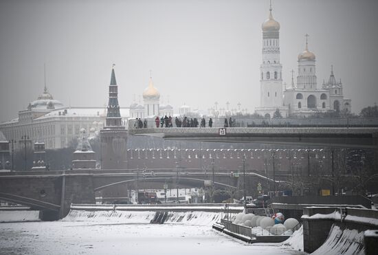 Зима в Москве 