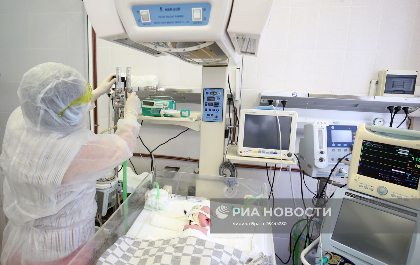 Рождение ребенка в "красной зоне" городской больницы Волгограда