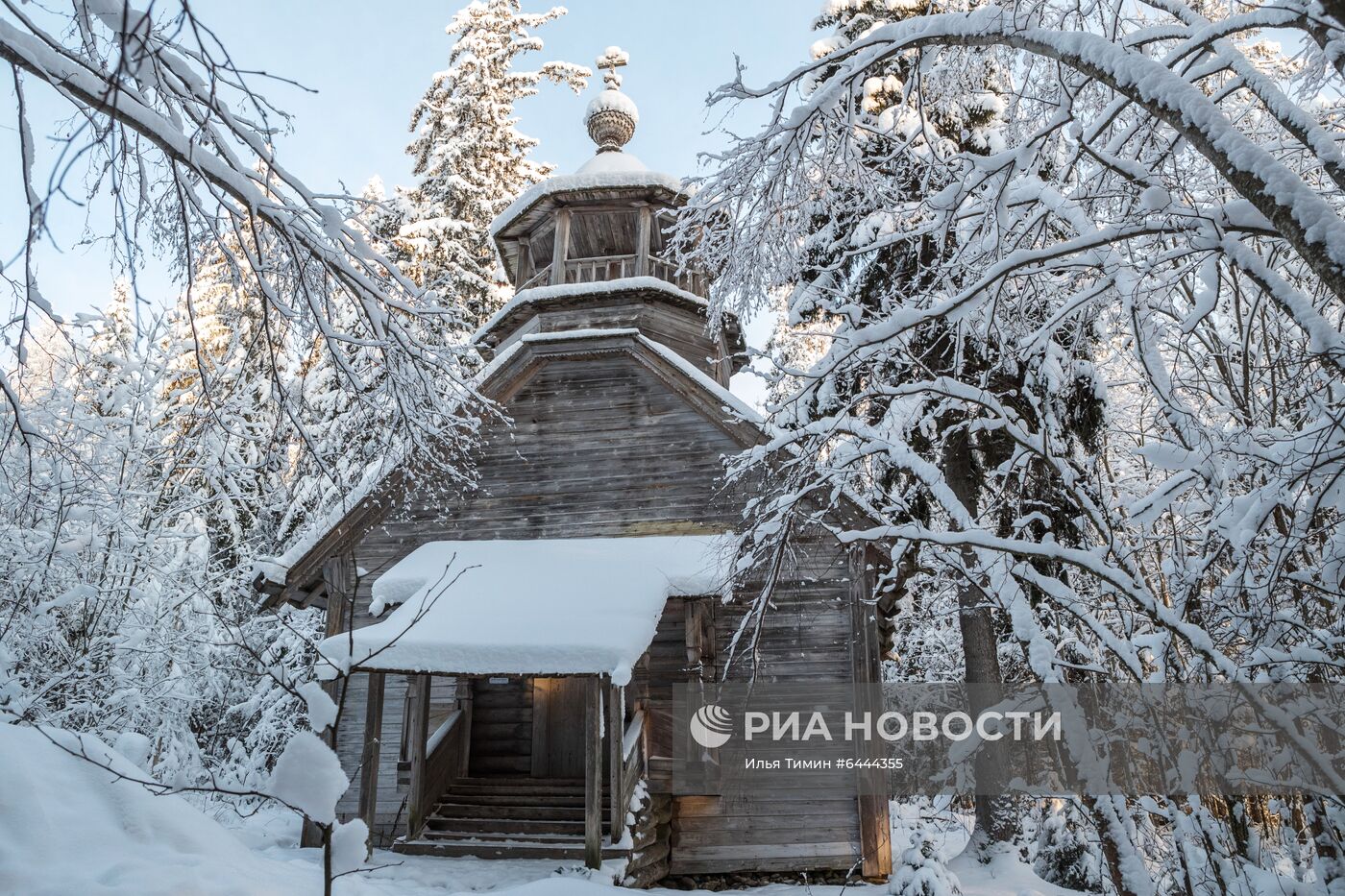 Зима в Карелии