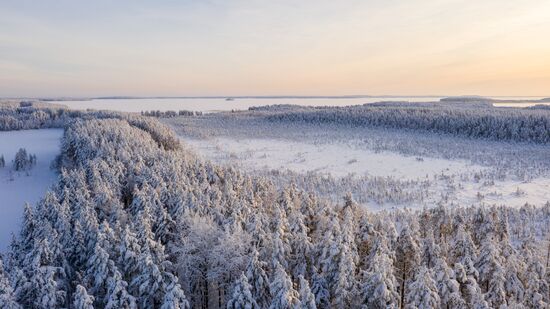 Зима в Карелии