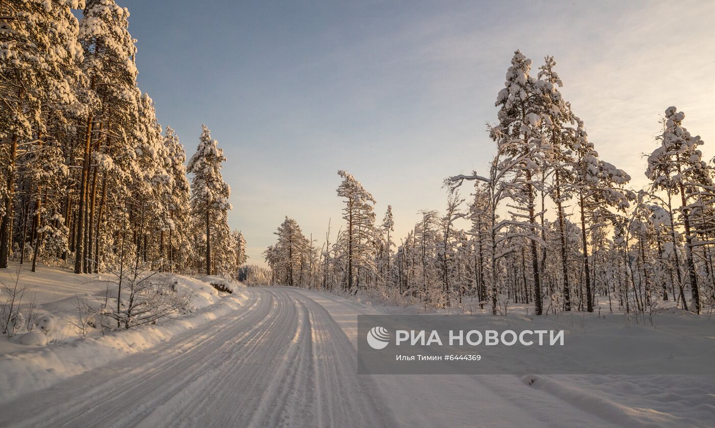 Зима в Карелии