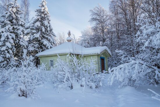 Зима в Карелии