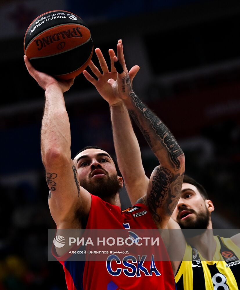 Баскетбол. Евролига. Матч ЦСКА – "Фенербахче"