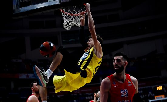 Баскетбол. Евролига. Матч ЦСКА – "Фенербахче"