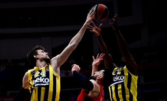 Баскетбол. Евролига. Матч ЦСКА – "Фенербахче"